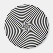 Espiral preta & branca da ilusão óptica ima