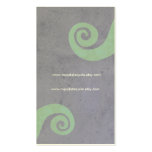 Espiral vermelha cartão de visita handmade afligid