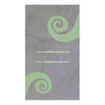 Espiral vermelha cartão de visita handmade afligid