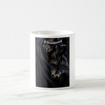 Espírito do frisão - pintura do cavalo caneca