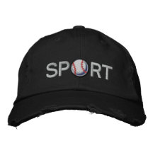 Esportes do basebol boné bordado