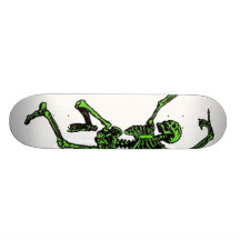 esqueleto do Dia das Bruxas Skates