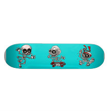 esqueletos skateboarding
