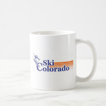 Esqui Colorado (homem) Caneca