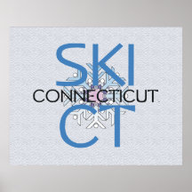 Esqui SUPERIOR Connecticut Poster