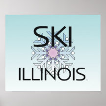 Esqui SUPERIOR Illinois Impressão