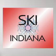 Esqui SUPERIOR Indiana Pôsteres