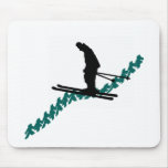 Esquia a visita mouse pads