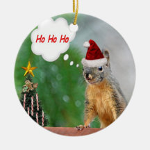 Esquilo do Natal Enfeite De Natal