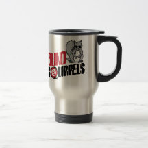 Esquilos cegos caneca