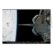 Estação espacial da canela cartao