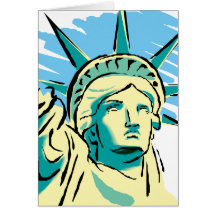 Estátua da liberdade cartão