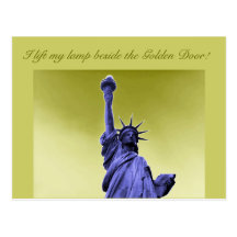 Estátua da liberdade cartao postal
