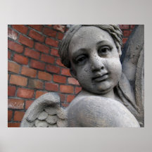Estátua do anjo impressão