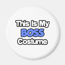 Este é meu traje do chefe ima de geladeira
