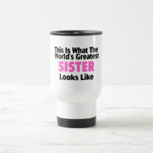Este é o que a grande irmã do mundo olha Lik Caneca