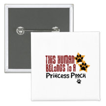Este ser humano pertence a uma princesa Cão Pins