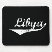 Estilo da revolução de Líbia Mousepads