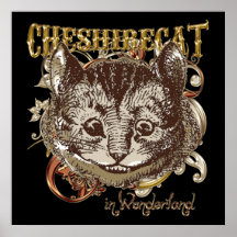 Estilo de Carnivale do gato de Cheshire (versão do Pôsteres