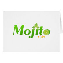 Estilo de Mojito Cartões