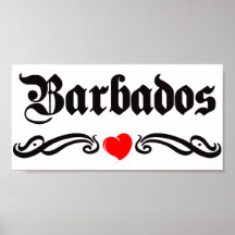 Estilo do tatuagem de Belize Impressão