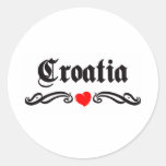 Estilo do tatuagem de Curaçau Adesivos Redondos
