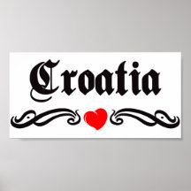 Estilo do tatuagem de Curaçau Poster