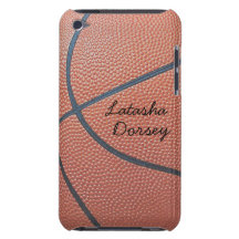 Estilo do texture_Autograph de Spirit_Basketball d Capa iPod Barely There