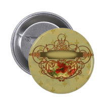 Estilo do Victorian da flor de lis das papoilas broches