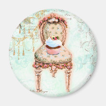 Estilo francês do Victorian do cupcake Imas