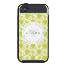Estilo Shell de Gatsby do art deco grande personal Capas iPhone 4