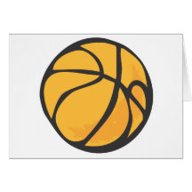 Estilo tirado do basquetebol à disposição cartões