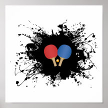 Estilo urbano de Pong do sibilo Posters