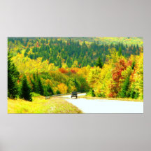 Estrada cénico das montanhas, West Virginia Pôsteres