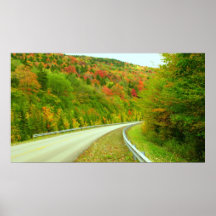 Estrada cénico das montanhas, West Virginia Poster