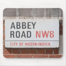 Estrada Londres da abadia Mousepads