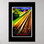Estradas de ferro de Japão do poster das viagens v