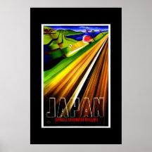 Estradas de ferro de Japão do poster das viagens v