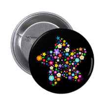 Estrela bonito da flor boton