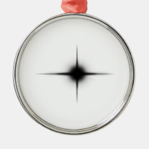 Estrela brilhante enfeite de natal