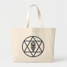 Estrela de David & Sefirah Bolsas Para Compras