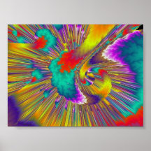 Estrela de explosão poster