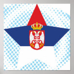 Estrela de Serbia Pôsteres