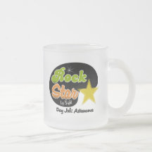 Estrela do rock em a noite - astrónomo do trabalho caneca