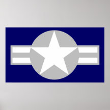 Estrela dos aviões - cinza - poster