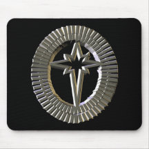 Estrela norte mouse pad