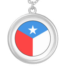 estrela solitária de texas colar