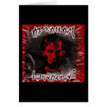 Estrela vermelho-sangue do horror de Lincoln Cartões