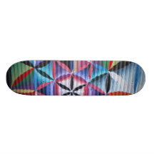 estrelas e cores skate personalizado