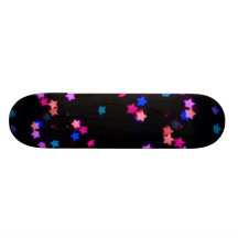 ESTRELAS PRETAS do FUNDO do ESPAÇO de star_shaped_ Skate Boards
